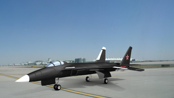 3d model of sukhoi 47 berkut airplane - Sukhoi 47 Berkut... by TotexArtz